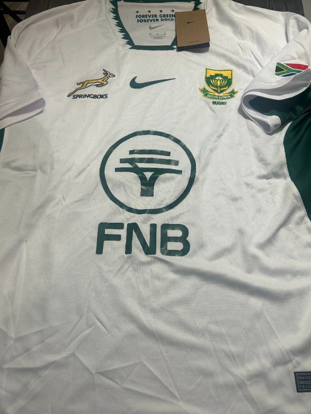 AUSTRALIA rules RUGBY SOUTH AFRICA SPRINGBOKS Men's JERSEY Sz M,L,XL,2X by Nike